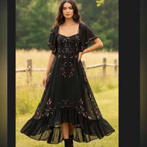 NWT FARM RIO ANTHROPOLOGIE MAXI DRESS Size S